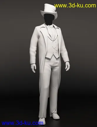 3D打印模型dForce Victorian Gentleman Outfit for Genesis 8 and 8.1 Males的图片