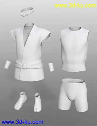 3D打印模型dForce Wadaiko Brothers for Kayden 8.1的图片