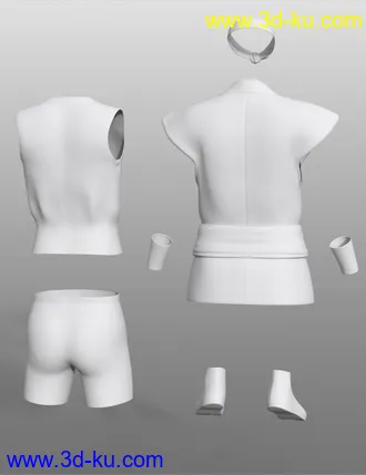 3D打印模型dForce Wadaiko Brothers for Kayden 8.1的图片