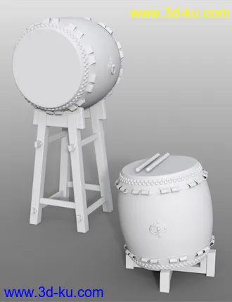 3D打印模型dForce Wadaiko Brothers for Kayden 8.1的图片