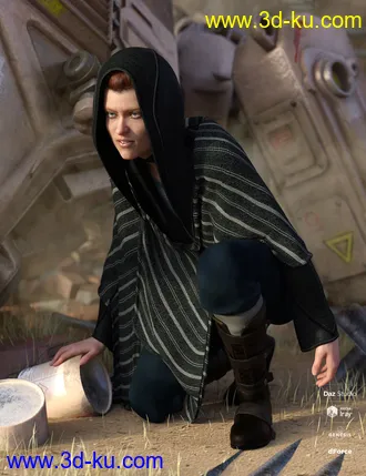 3D打印模型dForce Wander Outfit for Genesis 8 Female(s)的图片