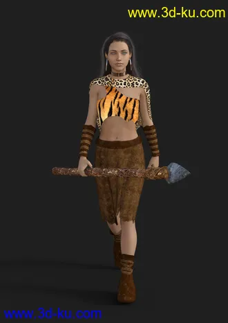 3D打印模型dForce Wild Woman Outfit for Genesis 8 Female的图片