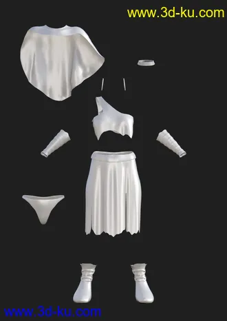 3D打印模型dForce Wild Woman Outfit for Genesis 8 Female的图片