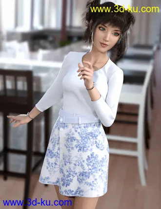 3D打印模型dForce Wrap Skirt Outfit for Genesis8 Female(s)的图片