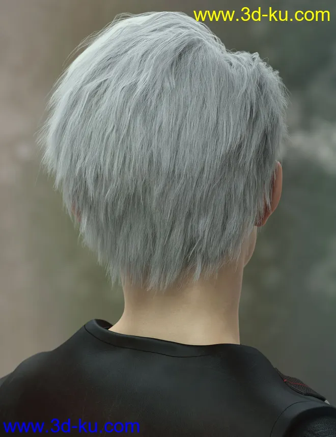 dForce Yunbae Hair for Genesis 8 and 8.1模型的图片9