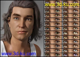3D打印模型DG Iray 200 Iris Colors for Genesis 8 and Merchant Resource的图片