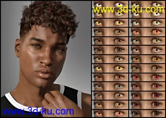 3D打印模型DG Iray 200 Iris Colors for Genesis 8 and Merchant Resource的图片