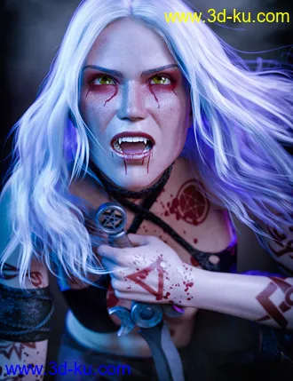 3D打印模型Dhampir the Dark Angel for Genesis 8.1 Female的图片