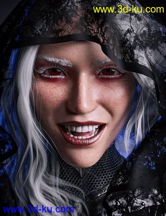 3D打印模型Dhampir the Dark Angel for Genesis 8.1 Female的图片