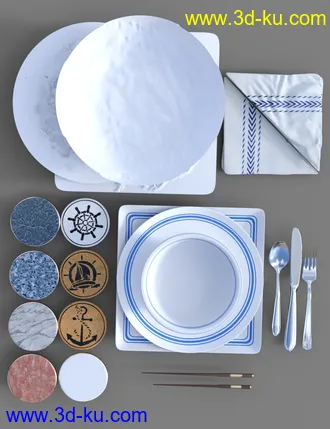 3D打印模型Dirty Dishes的图片