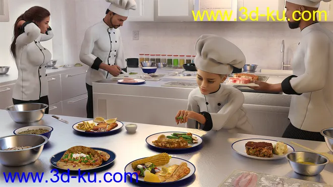 Dirty Dishes Food and Drink Expansion模型的图片2