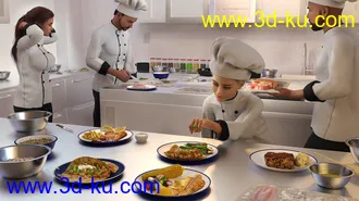 3D打印模型Dirty Dishes Food and Drink Expansion的图片