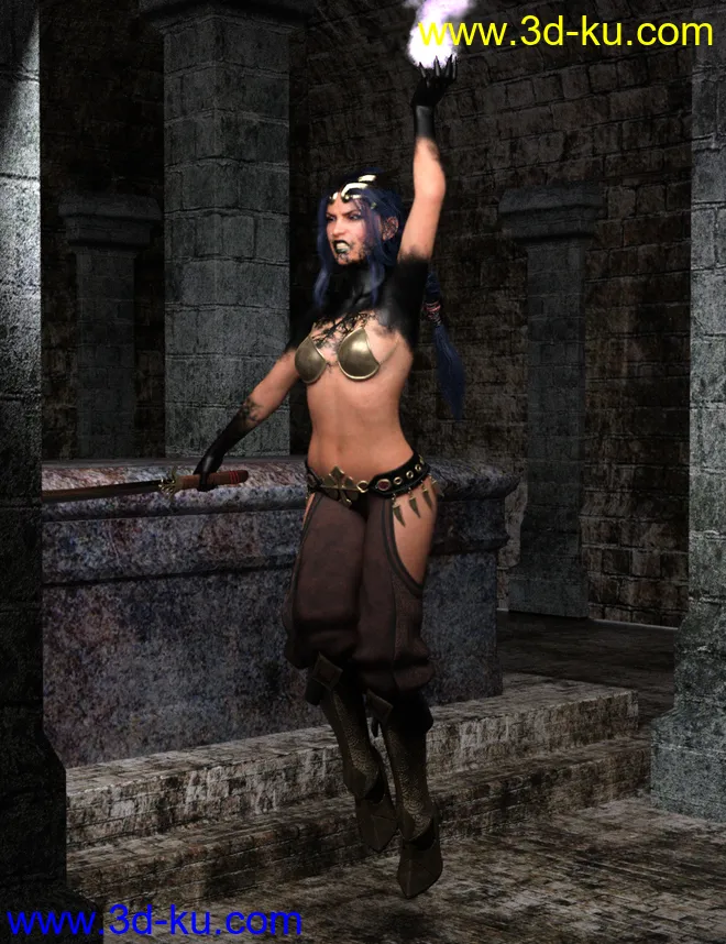 Djinn Poses for Genesis 8 Female模型的图片3