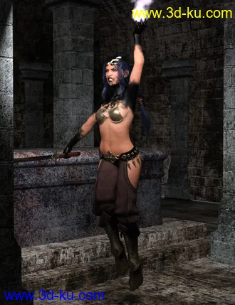 3D打印模型Djinn Poses for Genesis 8 Female的图片