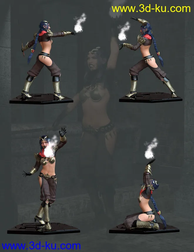 Djinn Poses for Genesis 8 Female模型的图片5