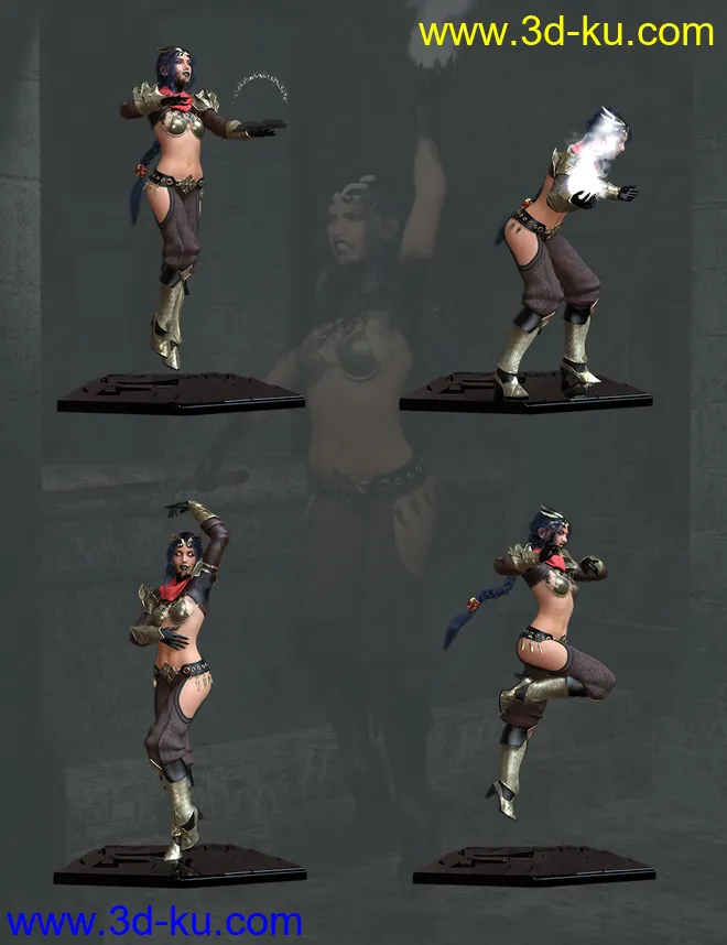 Djinn Poses for Genesis 8 Female模型的图片6
