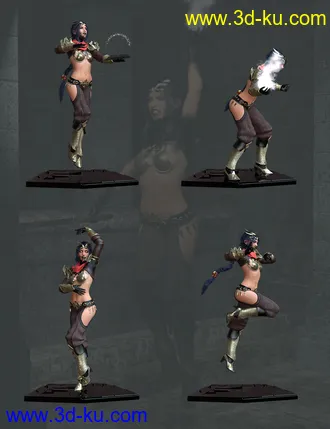 3D打印模型Djinn Poses for Genesis 8 Female的图片