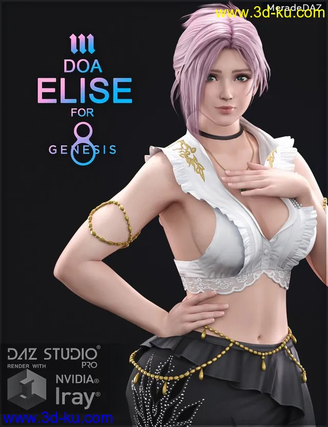 DOA Elise for Genesis 8 and 8.1 Female模型的图片1