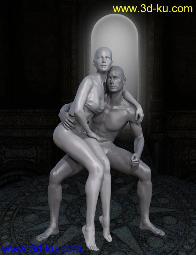 Don't Leave Me Poses for Genesis 8 Female(s) and Male(s)模型的图片1