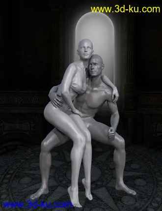 3D打印模型Don't Leave Me Poses for Genesis 8 Female(s) and Male(s)的图片