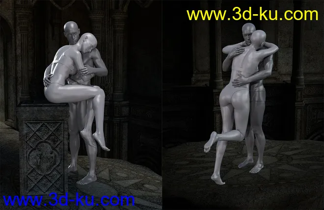Don't Leave Me Poses for Genesis 8 Female(s) and Male(s)模型的图片4