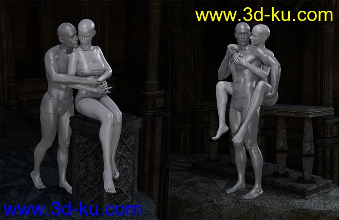 Don't Leave Me Poses for Genesis 8 Female(s) and Male(s)模型的图片6