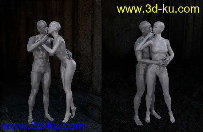 Don't Leave Me Poses for Genesis 8 Female(s) and Male(s)模型的图片9