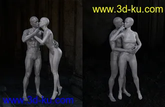 3D打印模型Don't Leave Me Poses for Genesis 8 Female(s) and Male(s)的图片