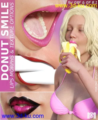 3D打印模型Donut Smile for G8F and GF8.1的图片