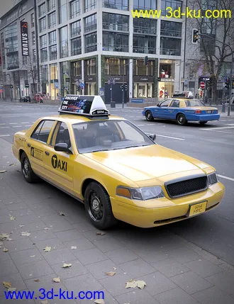 3D打印模型Downtown Taxi的图片