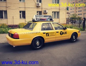 3D打印模型Downtown Taxi的图片