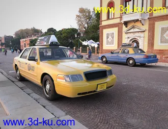 3D打印模型Downtown Taxi的图片