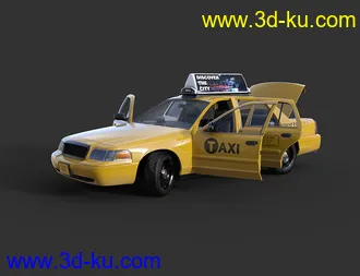 3D打印模型Downtown Taxi的图片