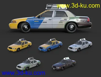 3D打印模型Downtown Taxi的图片
