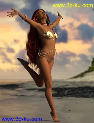 3D打印模型Dream Came True Poses for Coral 8.1 and Genesis 8.1 Male的图片