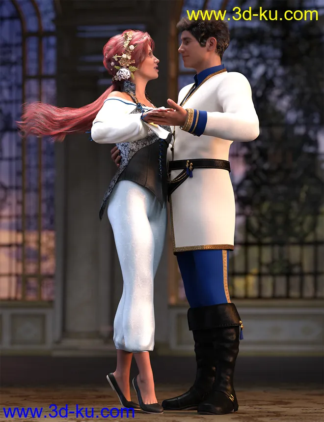 Dream Came True Poses for Coral 8.1 and Genesis 8.1 Male模型的图片4