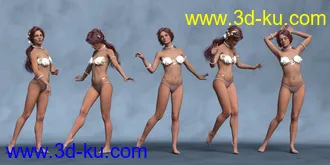 3D打印模型Dream Came True Poses for Coral 8.1 and Genesis 8.1 Male的图片