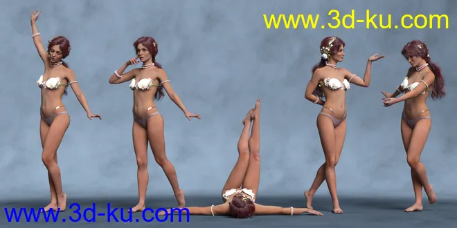Dream Came True Poses for Coral 8.1 and Genesis 8.1 Male模型的图片8