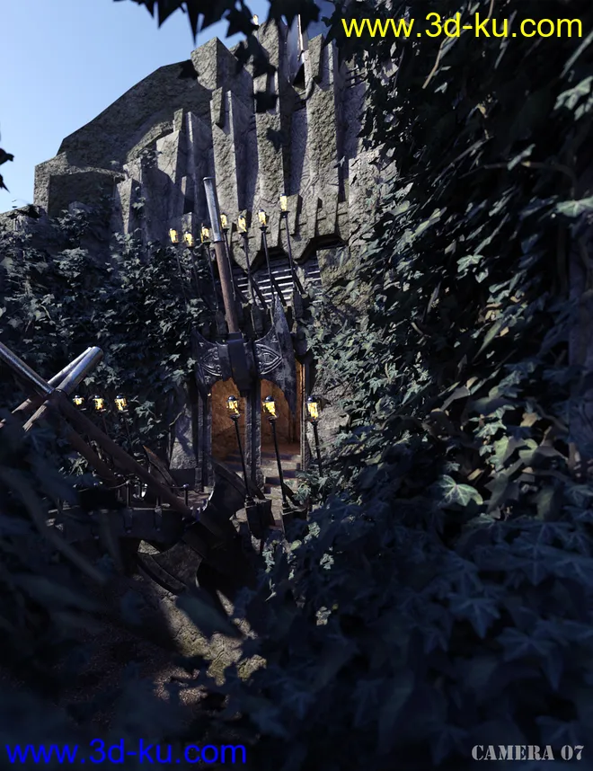 Dwarven Fantasy Entrance模型的图片2