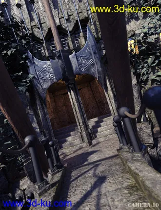 3D打印模型Dwarven Fantasy Entrance的图片