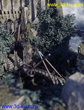 3D打印模型Dwarven Fantasy Entrance的图片