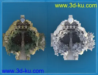 3D打印模型Dwarven Fantasy Entrance的图片