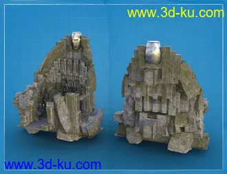 3D打印模型Dwarven Fantasy Entrance的图片