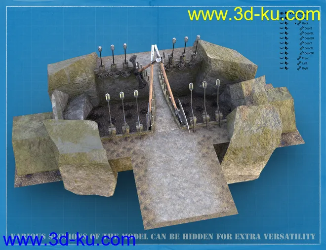 Dwarven Fantasy Entrance模型的图片16