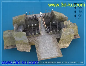 3D打印模型Dwarven Fantasy Entrance的图片