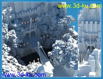 3D打印模型Dwarven Fantasy Entrance的图片