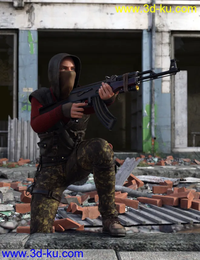 Dystopian HD Outfit Textures Expansion模型的图片2