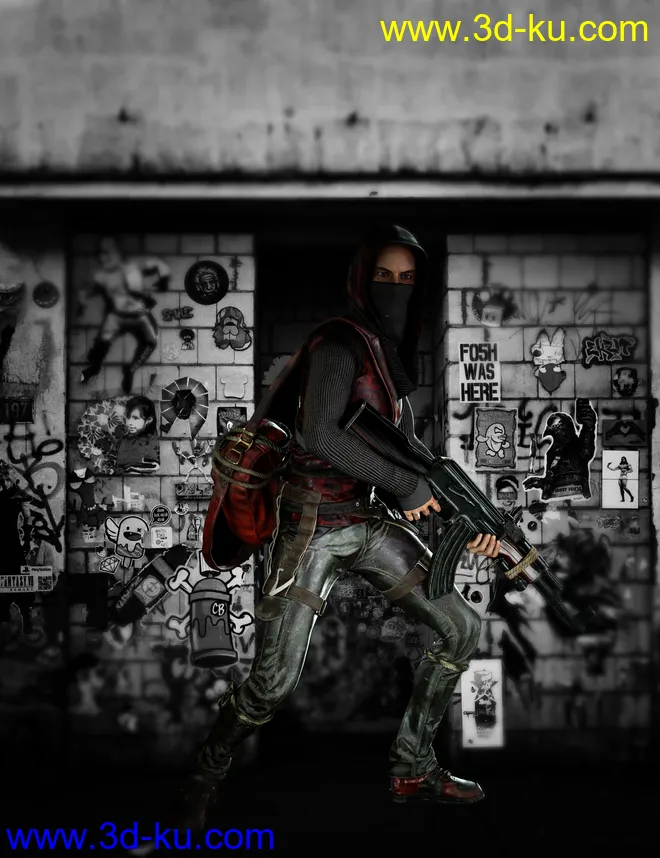Dystopian HD Outfit Textures Expansion模型的图片3