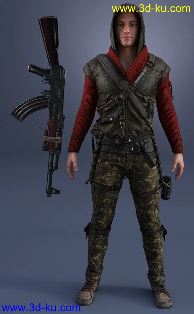 Dystopian HD Outfit Textures Expansion模型的图片4