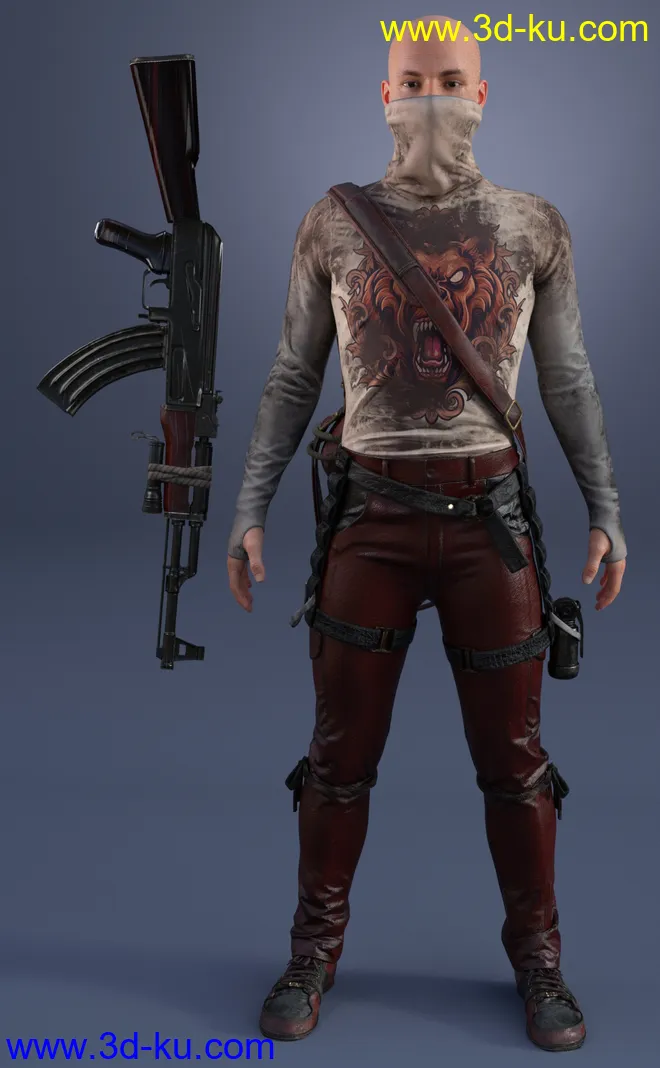 Dystopian HD Outfit Textures Expansion模型的图片7